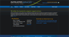 Desktop Screenshot of entrustedservices.com